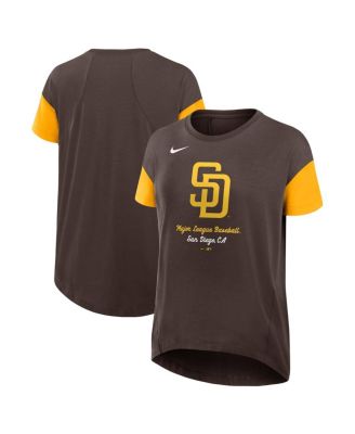 Nike - Women's Brown San Diego Padres Flowy T-Shirt