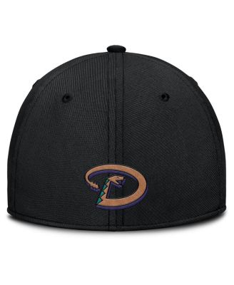 Men's Gray/Black Arizona Diamondbacks Rise Swoosh Performance Flex Hat