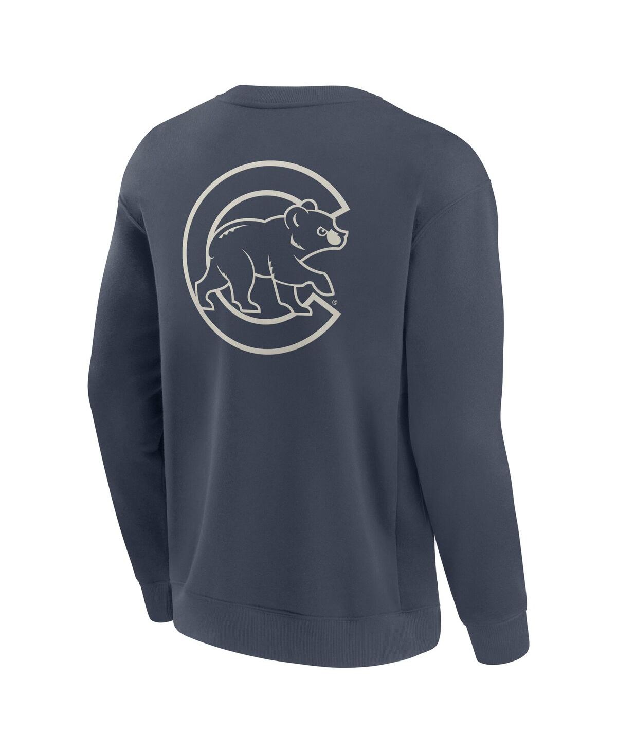 Fanatics Men's Blue Chicago Cubs Elements Future Ground Lettering Pullover Sweatshirt