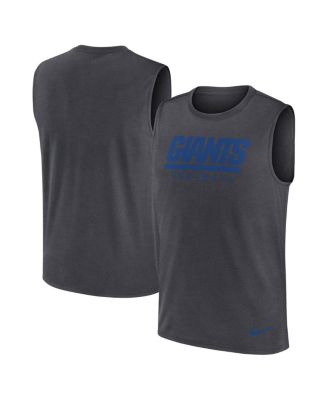 Nike - Men's Gray New York Giants Primetime Legend Performance Muscle Tank Top