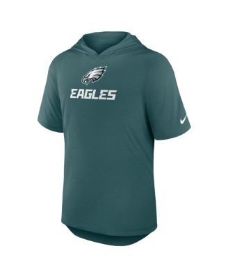 Men's Midnight Green Philadelphia Eagles Lockup Tri-Blend Hoodie T-Shirt