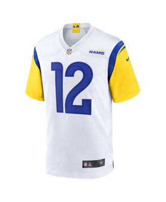 Men's Puka Nacua White Los Angeles Rams Game Player Jersey