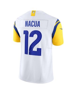 Men's Puka Nacua White Los Angeles Rams Vapor F.U.S.E. Limited Player Jersey