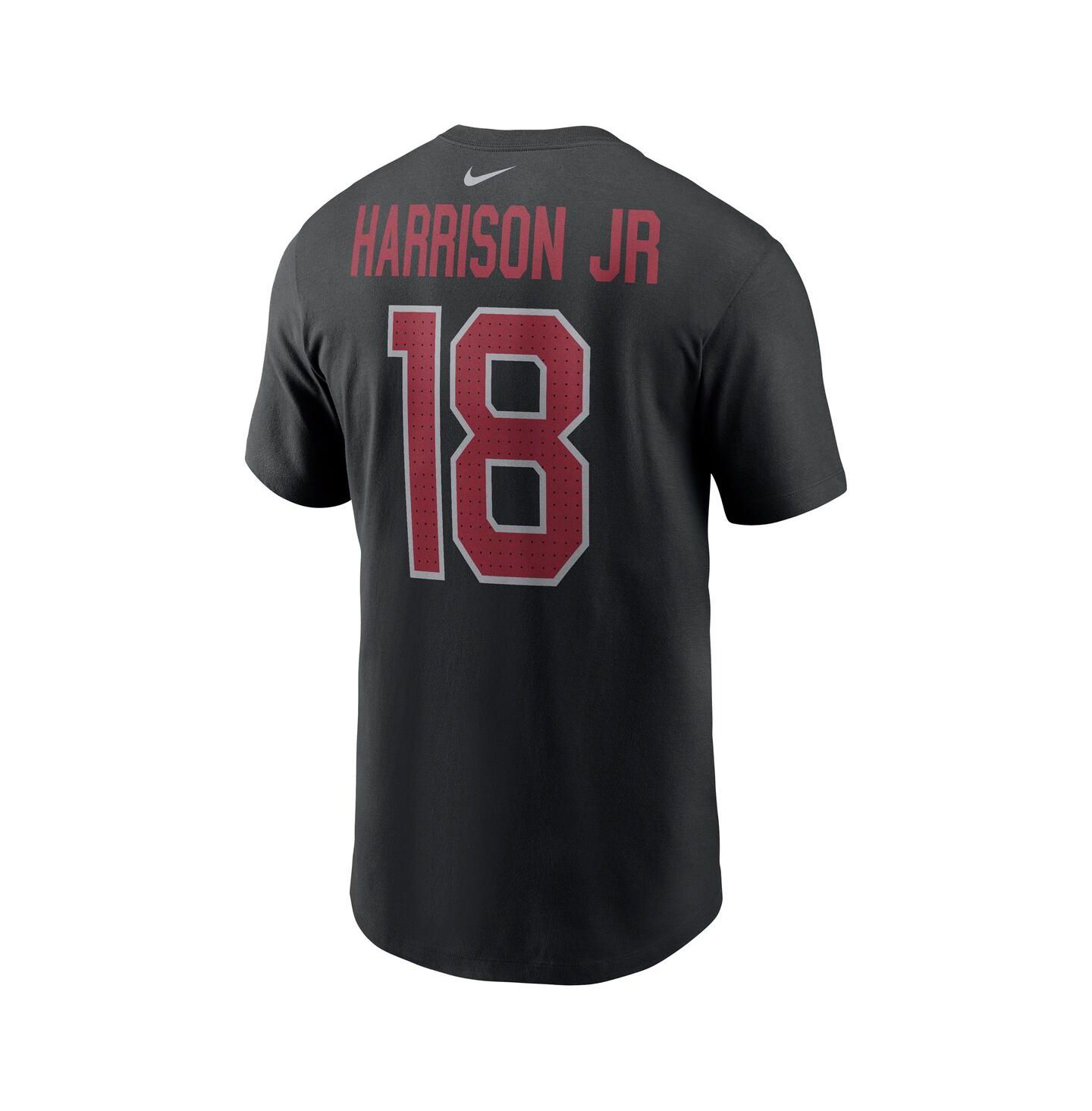 Мужская футболка Nike Marvin Harrison Jr. Black Arizona Cardinals Player Name & Number — фото 3