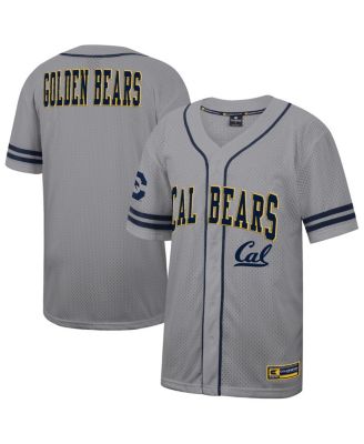 Colosseum - Men's Gray Cal Bears Free Spirited Baseball Jersey