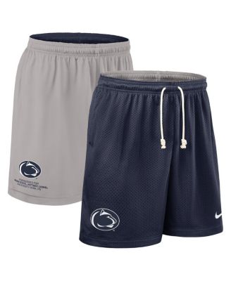 Nike - Men's Navy/Gray Penn State Nittany Lions 2025 Sideline Reversible Performance Shorts