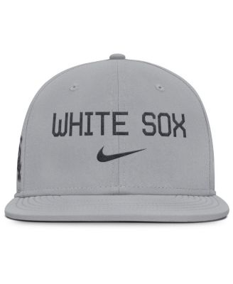 Men's Gray Chicago White Sox True Performance Fitted Hat