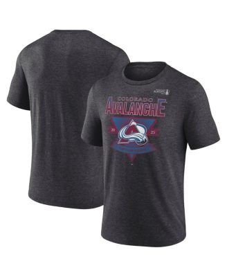 Fanatics - Men's Heather Charcoal Colorado Avalanche 2025 Stanley Cup Playoffs Crossbar Tri-Blend T-Shirt