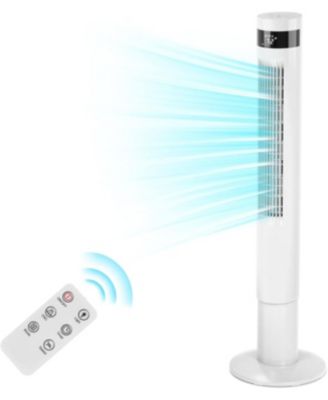 43" Tower Fan, Oscillating Fan with Remote, 3 Speeds