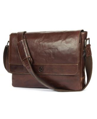 Polaris Leather Messenger Bag