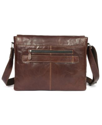 Polaris Leather Messenger Bag