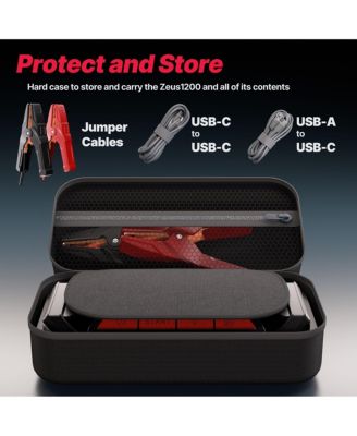 Jump Starter 1200A Peak Battery Pack, 12V Jump Box for Battery up to 7L Gas or 5L Diesel Engine