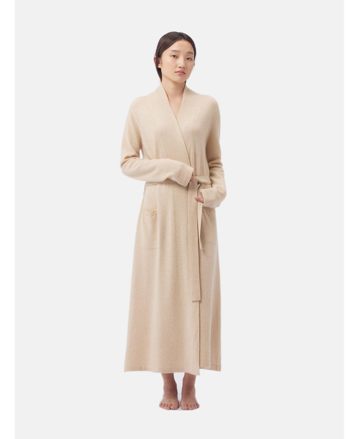 Women's Long Cashmere Robe
