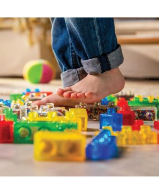 Jelly Blox Stash 'N Stack Blocks in 2-in-1 Storage Set