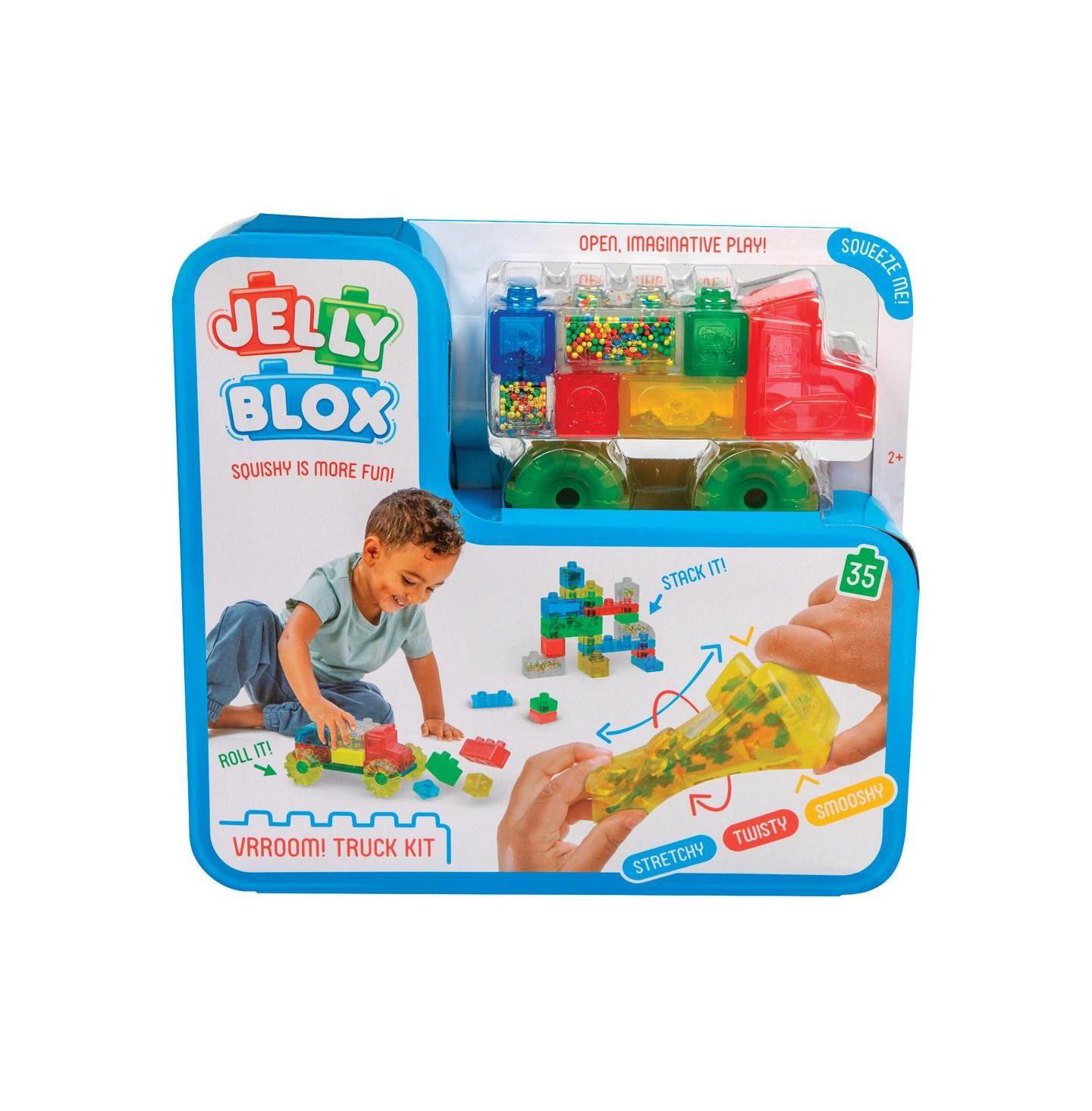 Детский конструктор Goliath Vrooom Super Truck & Build Squishy Sensory Mesh Accredited 35-Piece Building Set, Ages 2+, цвет: Assorted Pre-Pack — фото 6