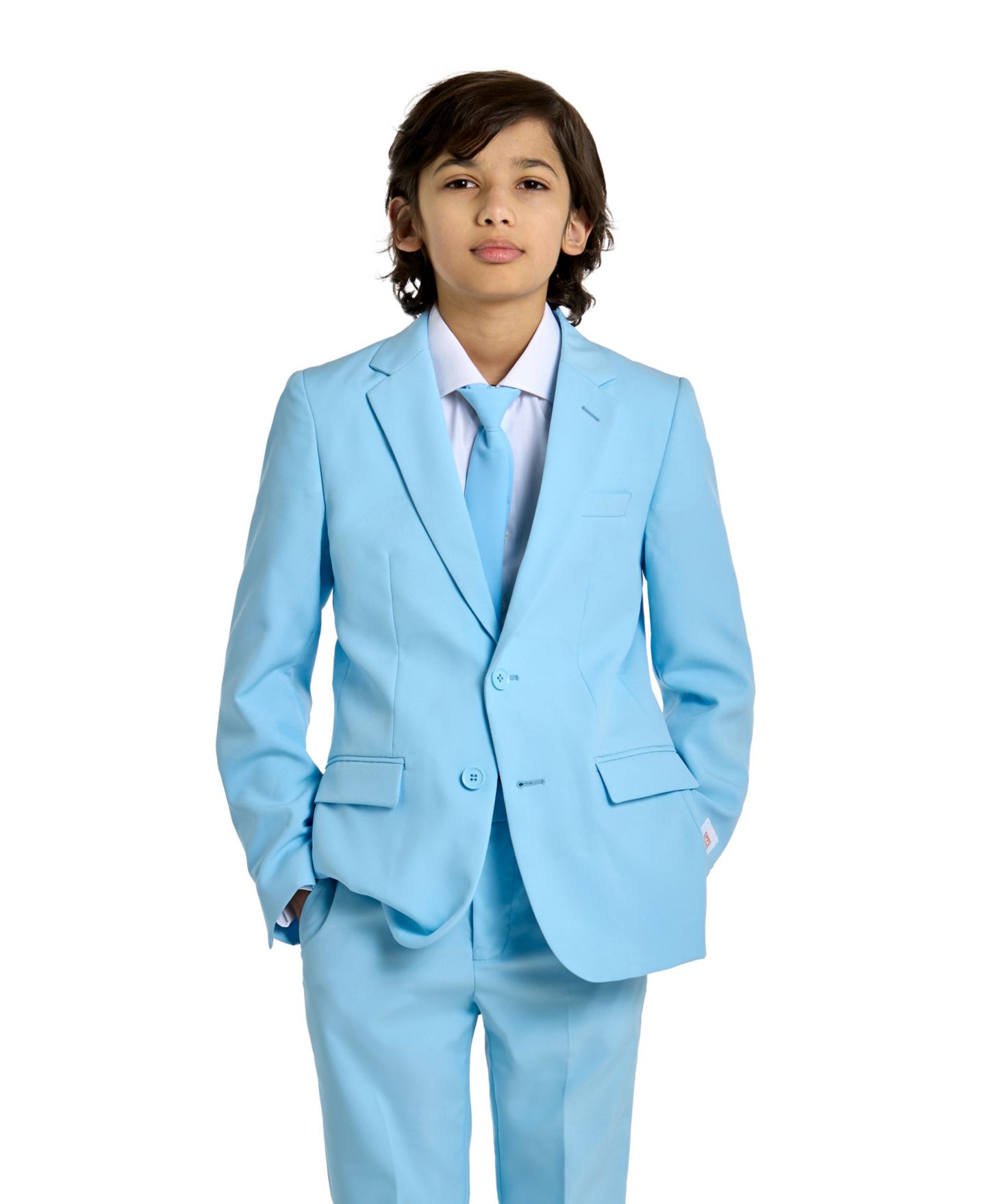 Детский костюм-тройка OppoSuits Cool однотонный, для мальчика — фото 1