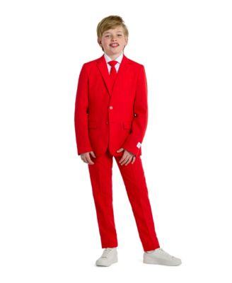 Big Boys 3-Piece Devil Solid Suit Set