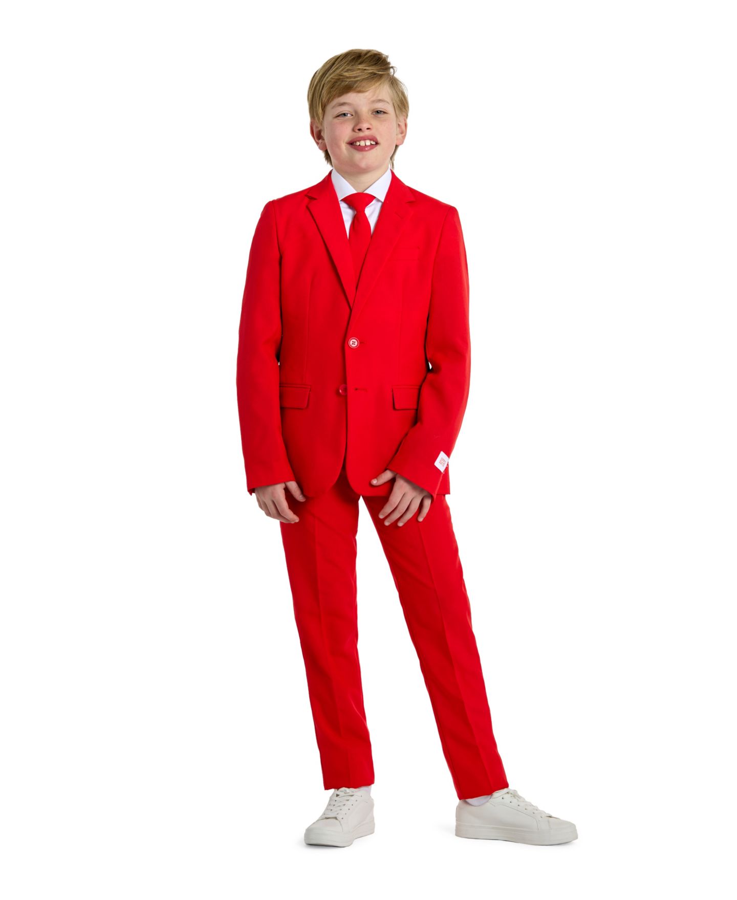 Детский костюм-тройка OppoSuits Devil однотонный, для мальчика — фото 2