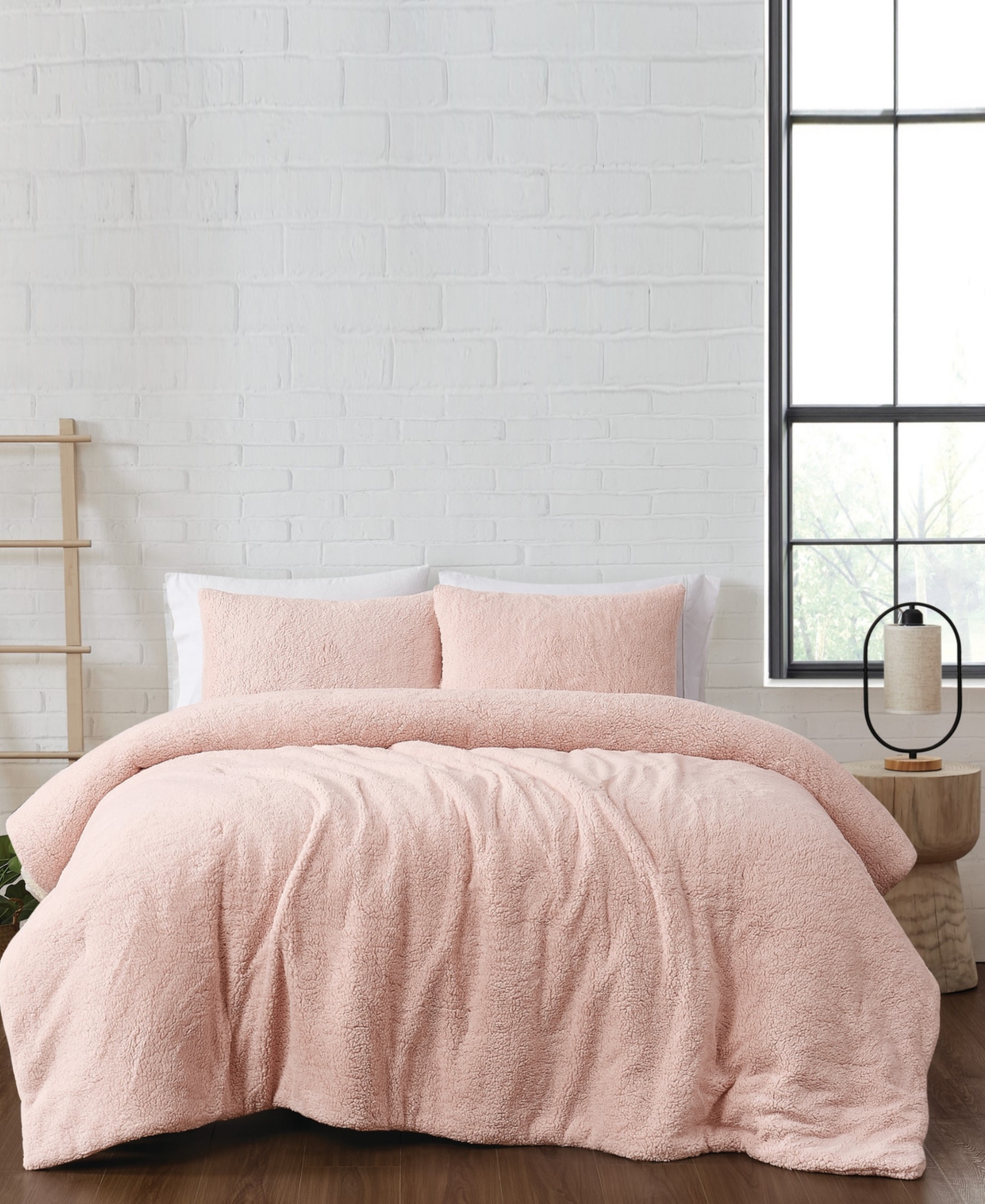 Brooklyn Loom Marshmallow Sherpa 3-Pc. Comforter Set