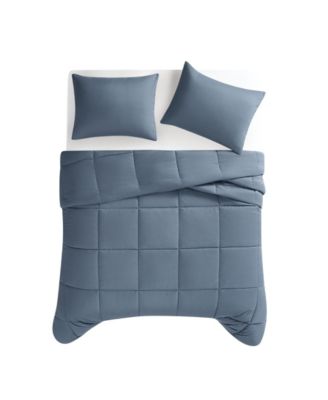 Green Solid 3-Pc. Comforter Set, King