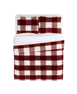 Cozy Buffalo Check 2-Pc. Comforter Set, Twin/Twin XL
