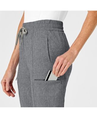 RENEW Women's High Waist Slim Leg Scrub Pant