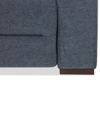 Nevio 6-Pc. Fabric Power Headrest Sectional with 1 Power Motion Chair