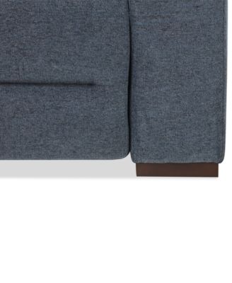 Nevio 6-Pc. Fabric Power Headrest Sectional with 2 Power Motion Chairs