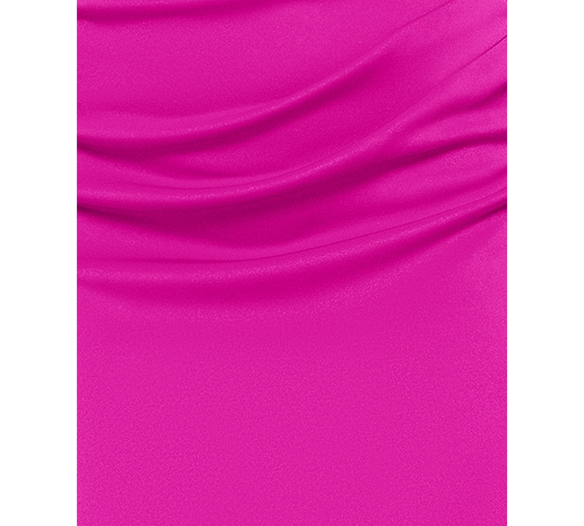 Xscape Women's Asymmetric-neck Scuba Short-sleeve Dress