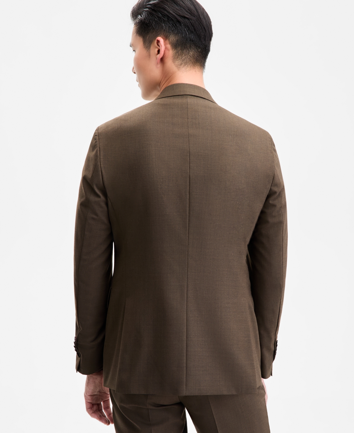 Hugo Boss Hugo By  Men's Modern-fit Solid Suit Jacket In Brown