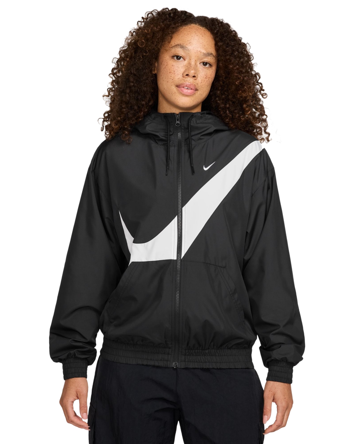 Nike Women's Loose Uv Protection Full-zip Logo Jacket
