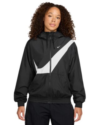 Nike Women's Loose UV Protection Full-Zip Logo Jacket - Macy's