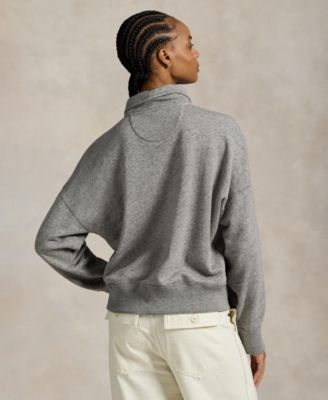 Women's Lightweight Fleece Quarter-Zip Sweatshirt