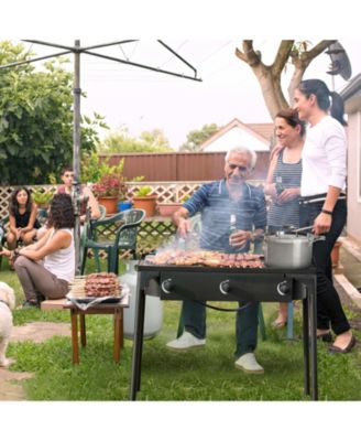 225,000-BTU Portable Propane 3 Burner Gas Cooker