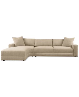 Mayela 2-Pc. Fabric Chaise Sectional