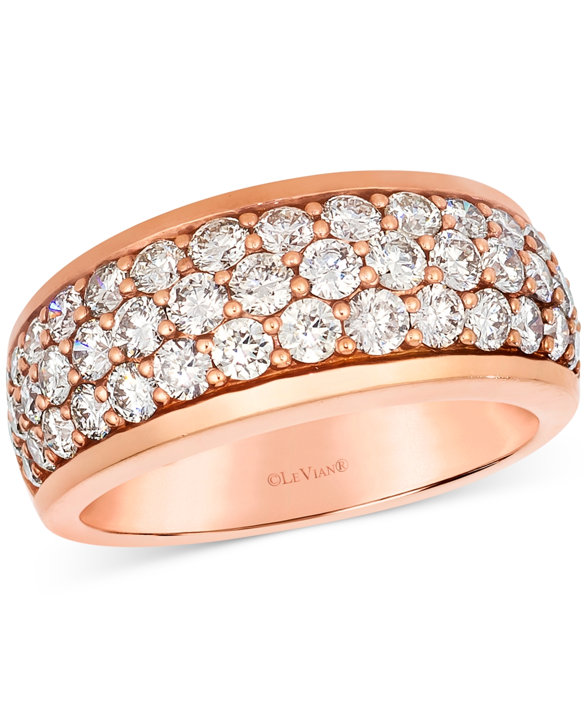 Nude Diamond Ring (1-3/4 ct. t.w.) in 14k Rose Gold - Rose Gold