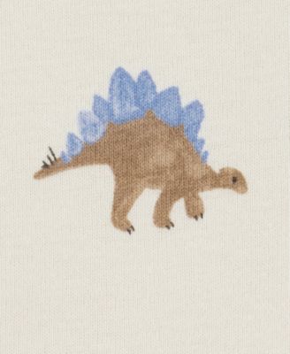 Baby Boys 3-Pc. Solid Tank and Shorts & Dino Bodysuit Set