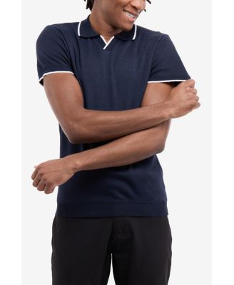 Men's SPRING + MERCER Johnny Collar Short Sleeve Sweater Polo