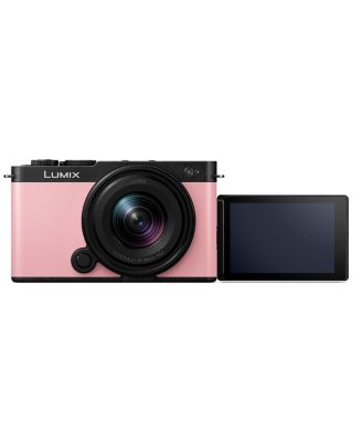 LUMIX S9 Mirrorless Camera with LUMIX S 18-40mm f/4.5-6.3 Lens, Pink, Bundle with Professional 1667x 64GB UHS-II SDXC Memory Card, Alpine