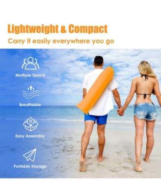 3-4 Person Easy Pop Up Beach Tent UPF 50+ Portable Sun Shelter