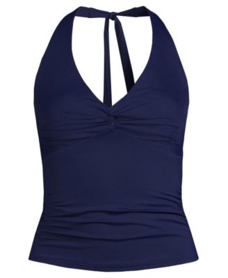 Women's Twist Halter Tankini Top