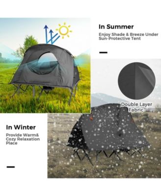 2-Person Outdoor Camping Tent with External Cover