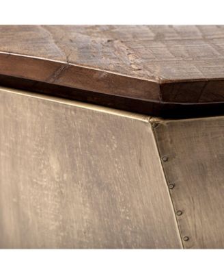 Solid Wood Accent Table – Perfect for Living Room or Nightstand Use