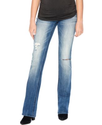 WallFlower Distressed Bootcut Maternity 