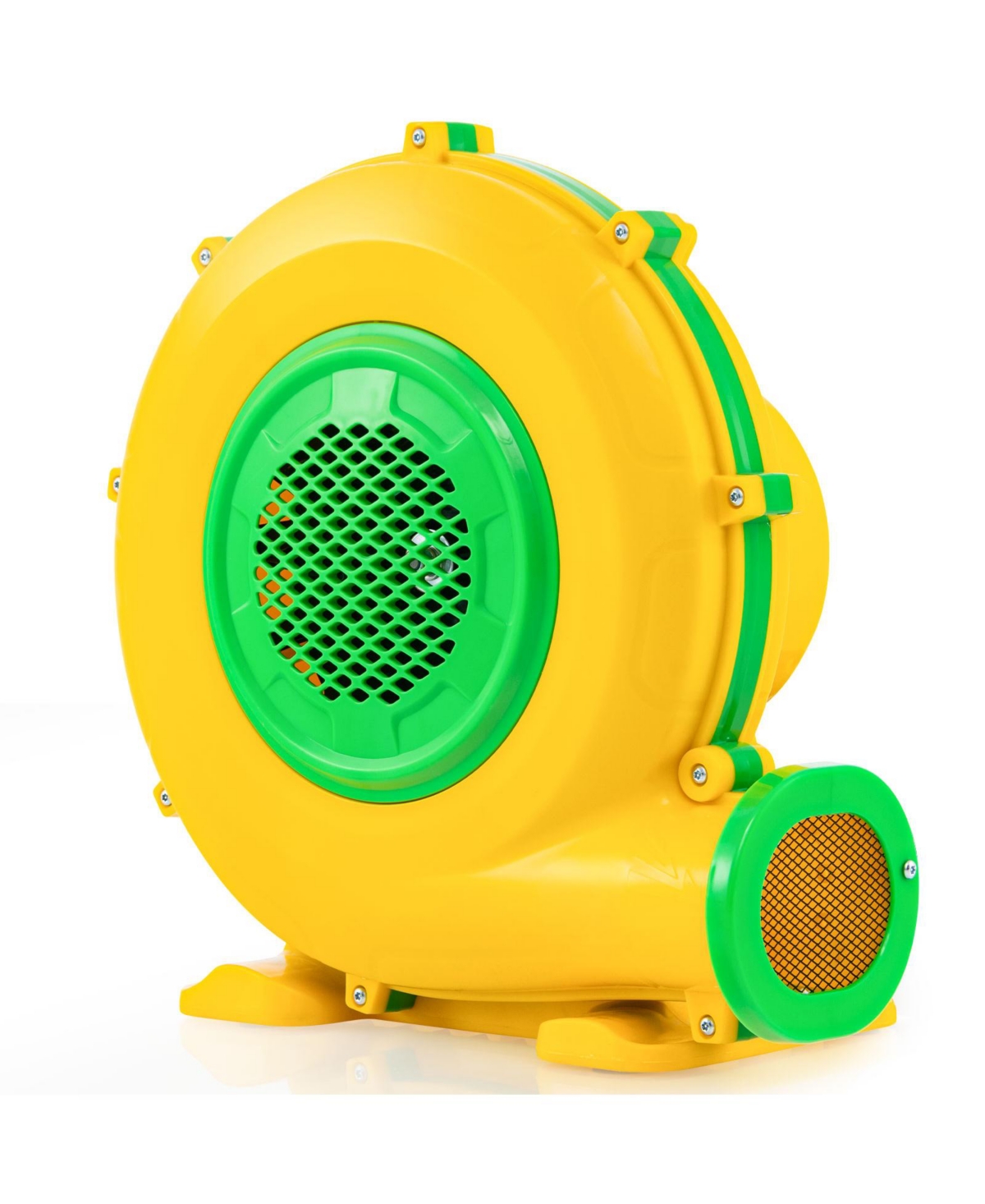 950W Air Blower Air Pump Fan with Convenient Handle and Ground Stakes - Yellow