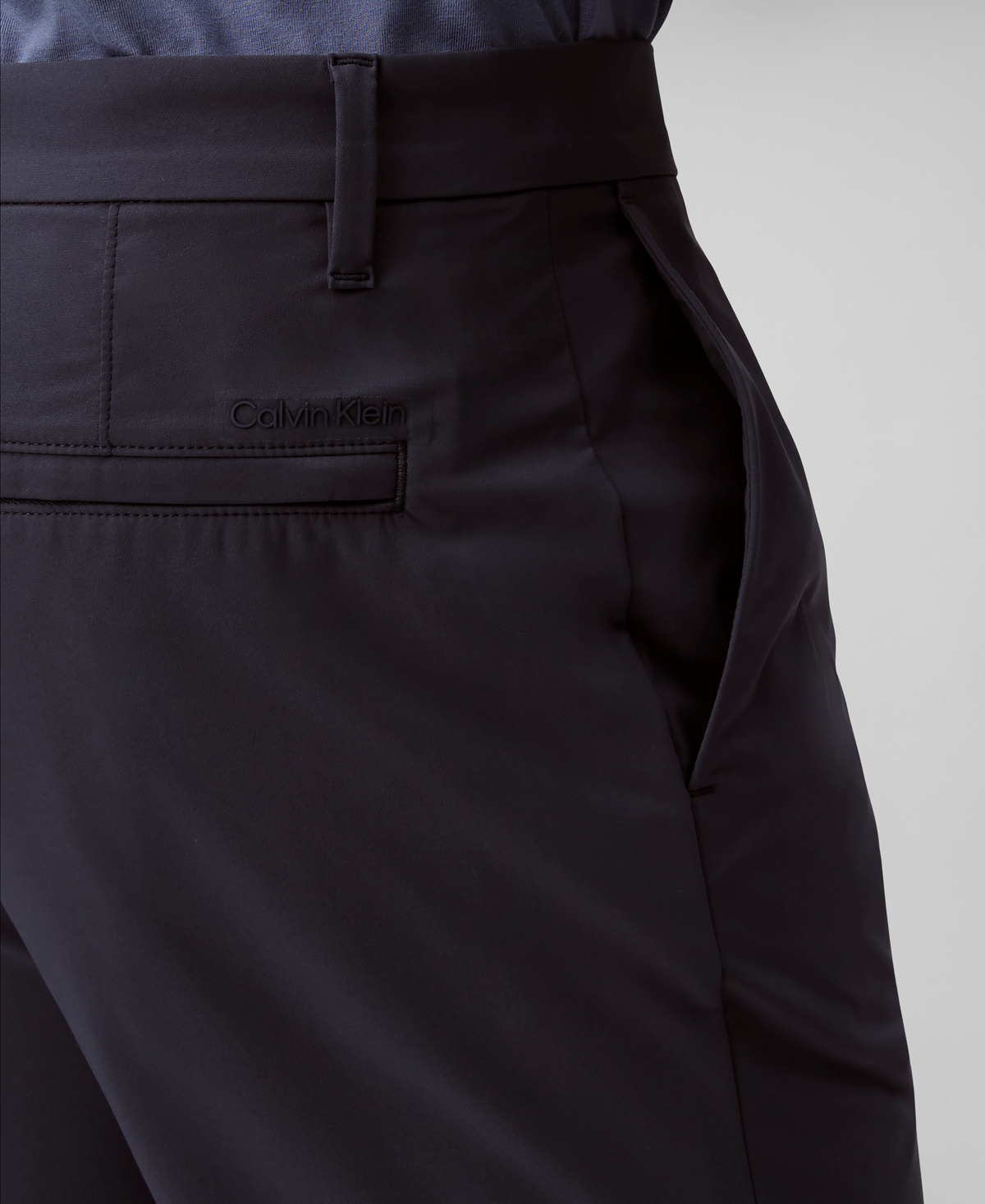 Calvin Klein Men's Slim-fit Stretch Wrinkle-resistant Tech Pants