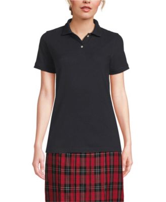 Women's Short Sleeve Mesh Polo Shirt