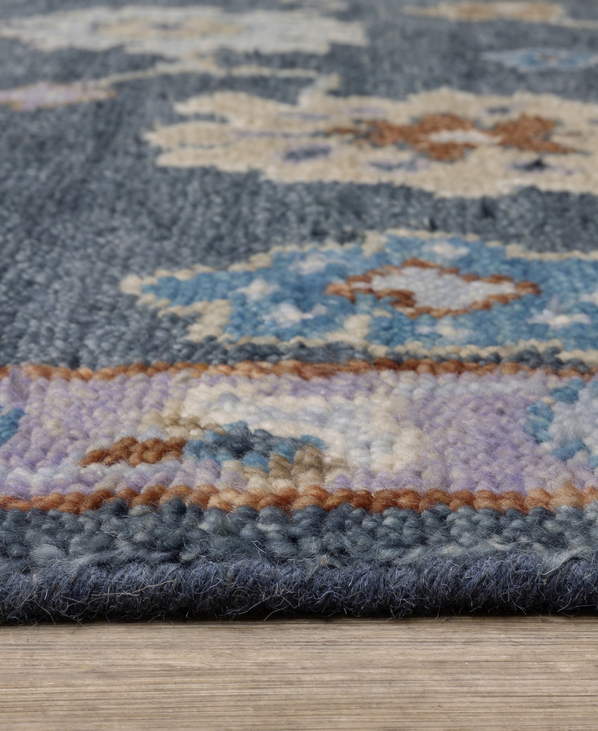 Oriental Weavers Majorca Maj07 2'6''x10' Runner Area Rug In Blue