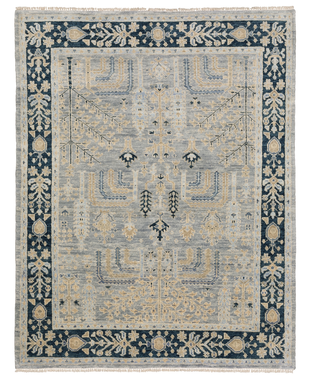 Oriental Weavers Majorca Maj04 2'6''x10' Runner Area Rug In Gray