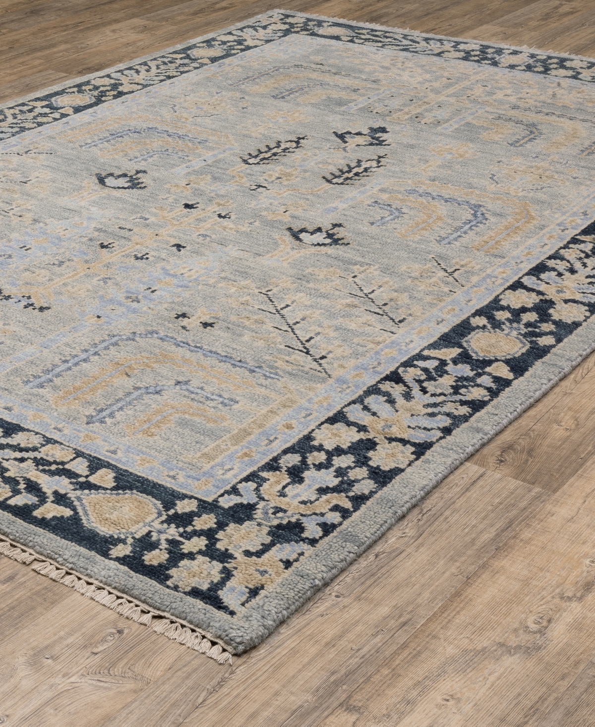 Oriental Weavers Majorca Maj04 2'6''x10' Runner Area Rug In Gray